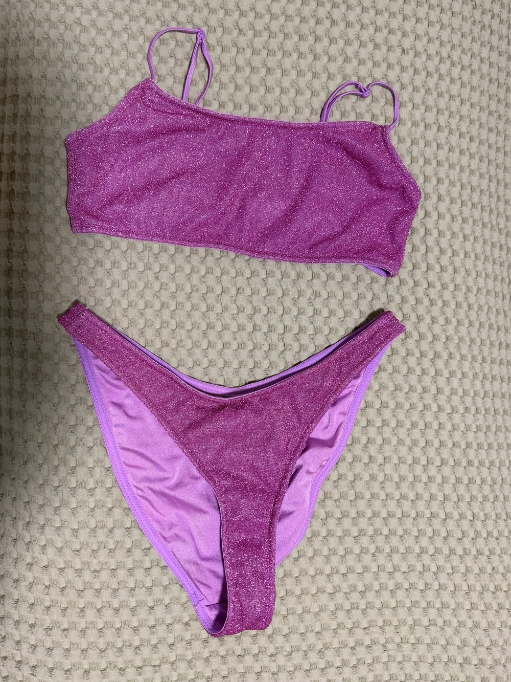 triangl swimwear Sparkling Magenta Bikini Set